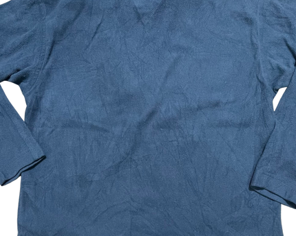 Patagonia Blue Micro D-Luxe 1/4 Zip Fleece Pullover