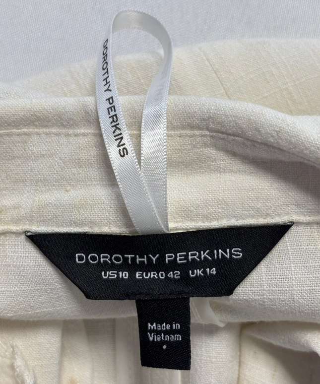 Dorothy Perkins Off-white Belted Blazer