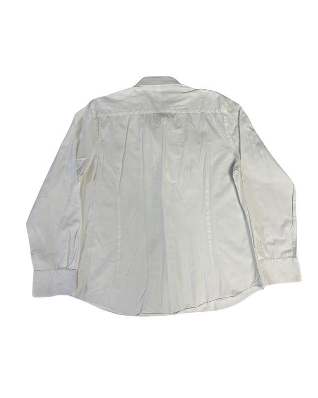 Massimo Dutti Classic White Long Sleeve Button-Down Shirt