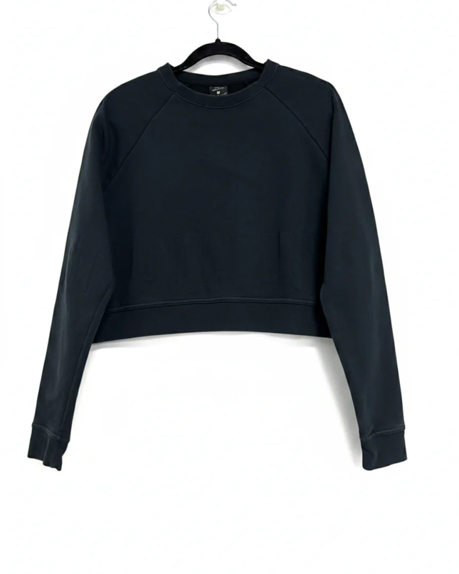 Nike Black Cropped Dri-FIT Sweatshirt
