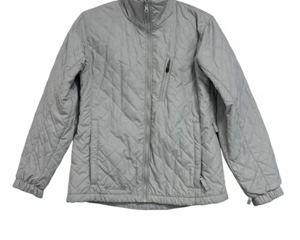 Columbia Grey Quilted Insulated Lightweight Jacket