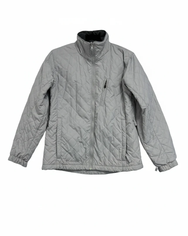 Columbia Grey Quilted Insulated Lightweight Jacket