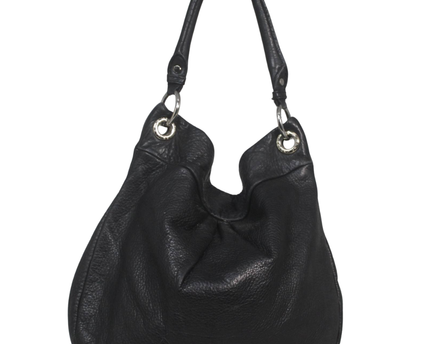 Marc by Marc Jacobs Black Pebbled Leather Hobo Bag