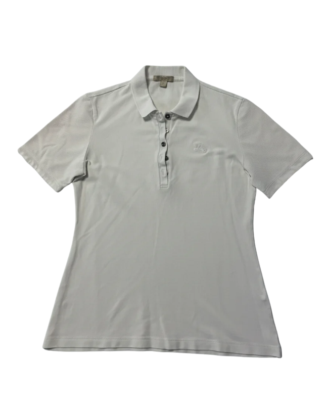 Burberry Brit White Short Sleeve Polo Shirt