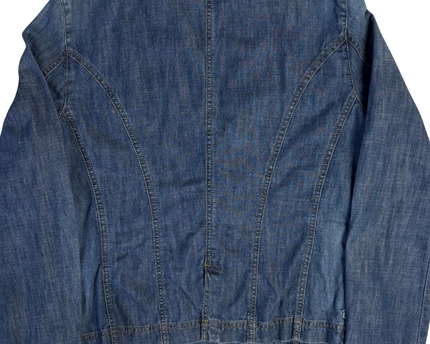 DKNY JEANS Blue Denim Blazer Jacket