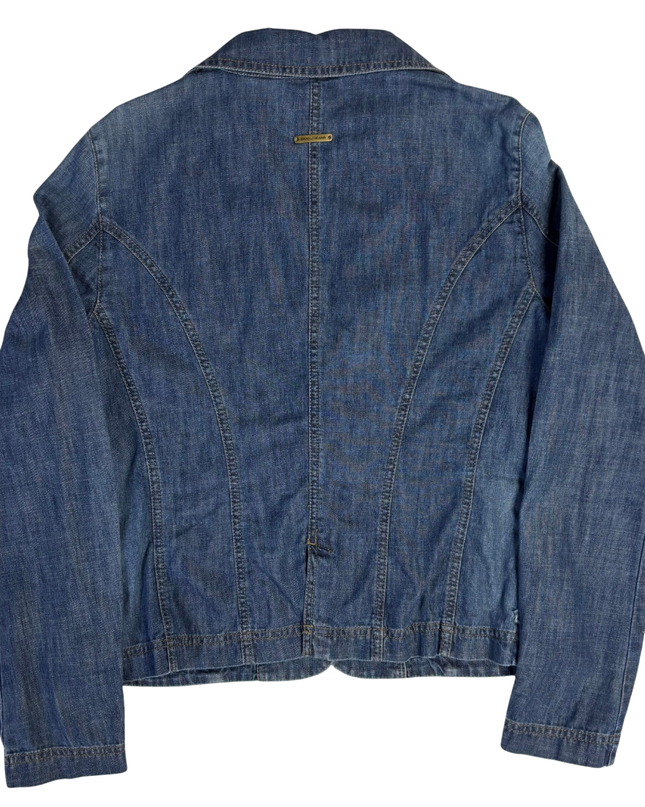 DKNY JEANS Blue Denim Blazer Jacket