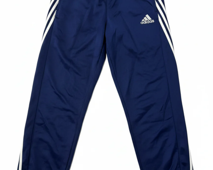 Adidas Navy Blue Three-Stripe Men's Track Pants