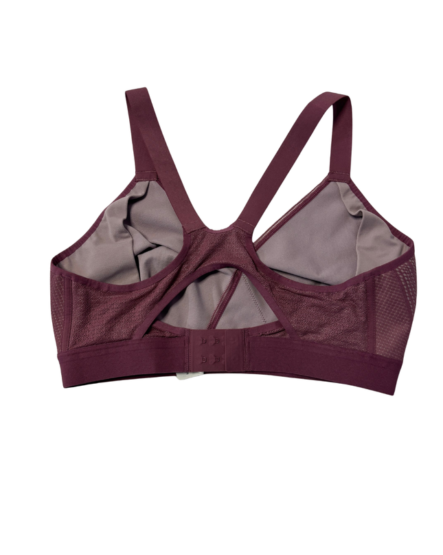 Lululemon Maroon Textured High-Support Sports Bra