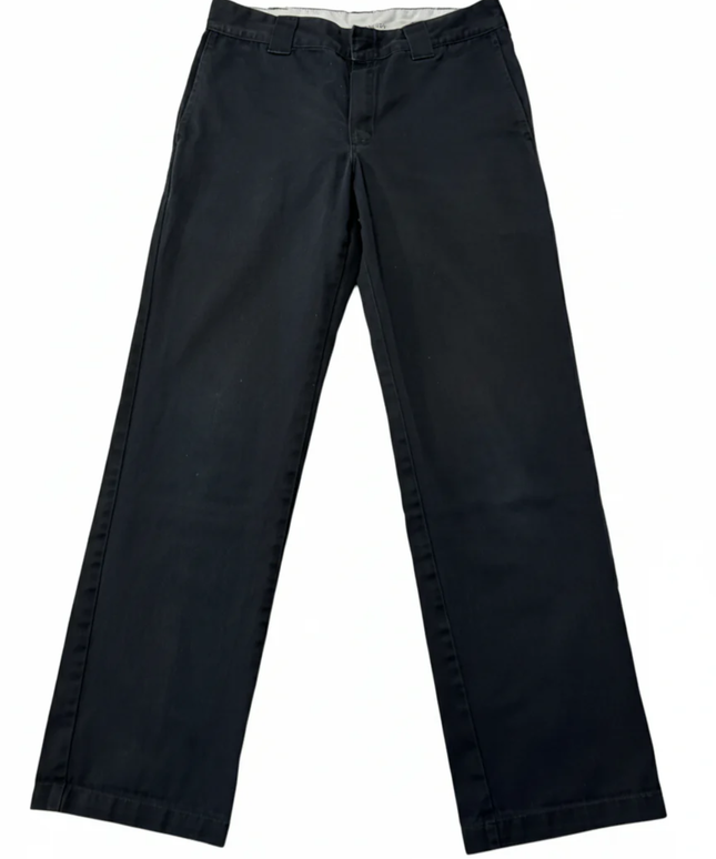 Dickies Black Slim Straight Work Pants