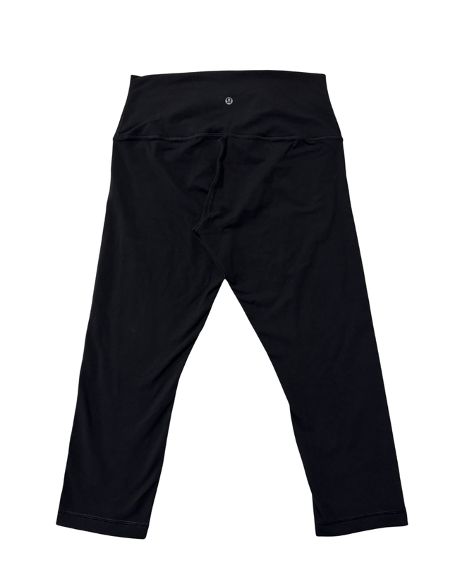 Lululemon Black High-Waist Cropped Leggings