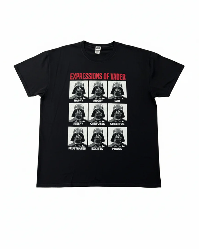 Star Wars Black Expressions of Vader Graphic Tee