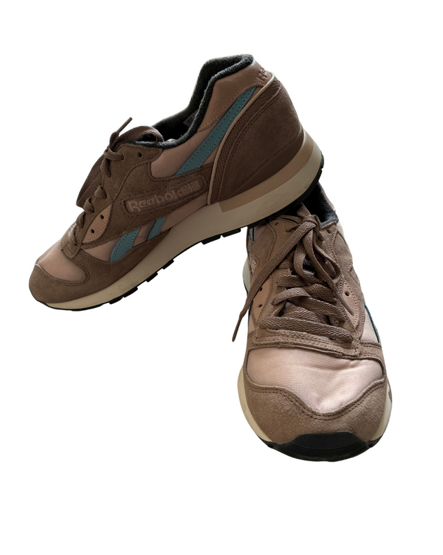 Reebok LX 8500 Retro Running Sneakers | Mocha Brown & Sky Blue | EU 42.5
