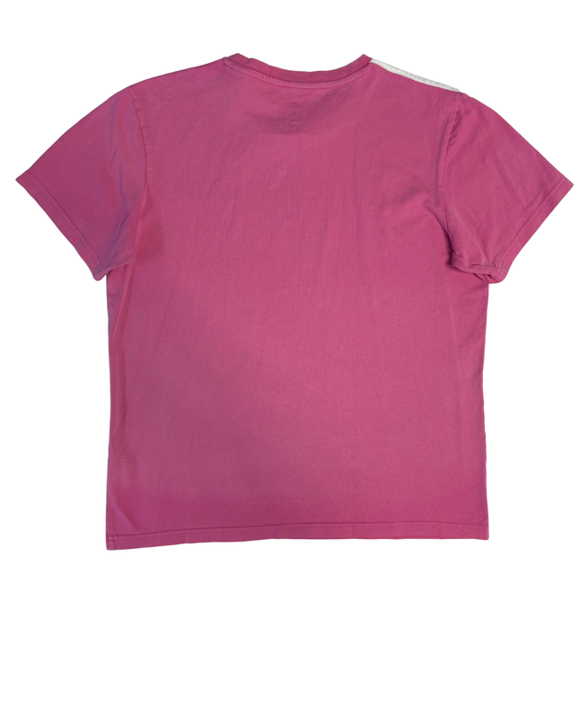 Adidas Pink 3-Stripe Short Sleeve Essential T-Shirt