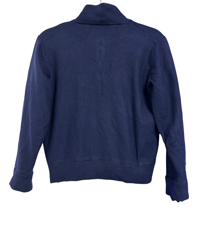 Barbour Navy 1/4 Zip Knit Sweater