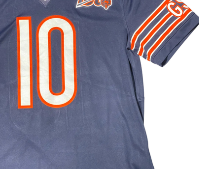 Nike Navy Blue Chicago Bears Mitchell Trubisky 100th Anniversary Jersey
