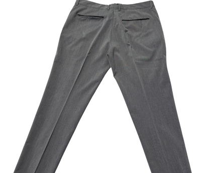 Zara Man Grey Slim Fit Tapered Dress Pants