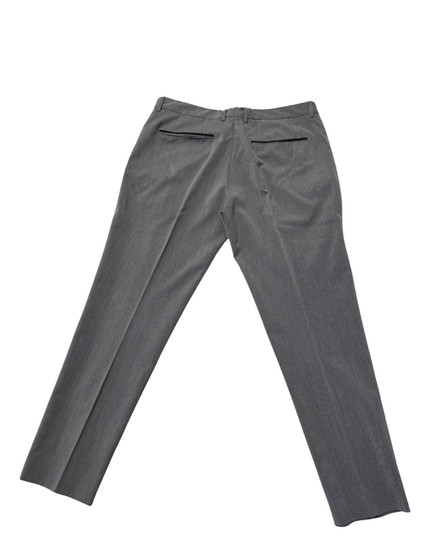 Zara Man Grey Slim Fit Tapered Dress Pants