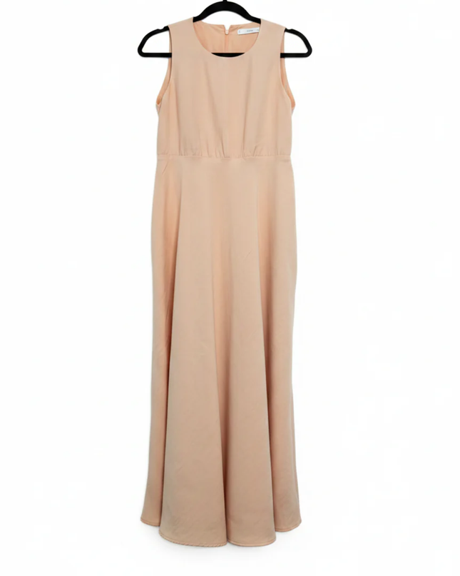 MNG Peach Sleeveless Maxi Dress