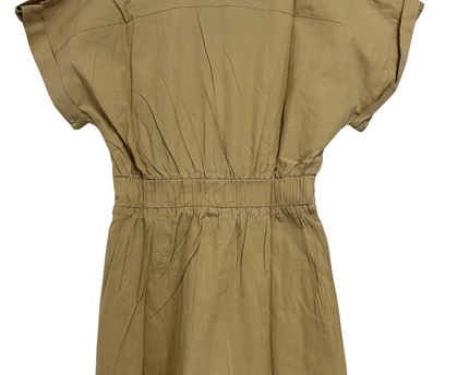 Zara Khaki Utility Safari Mini Dress