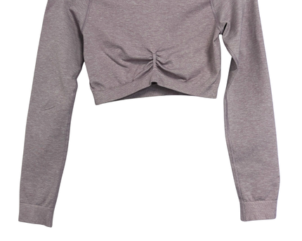 Gymshark Purple Long Sleeve Seamless Crop Top