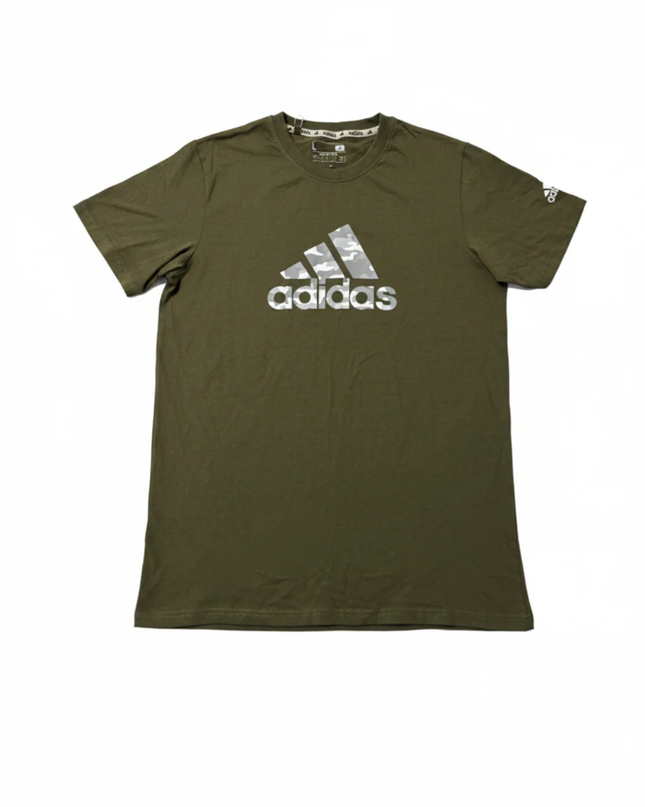Adidas Olive Camo Logo T-Shirt W/Tags