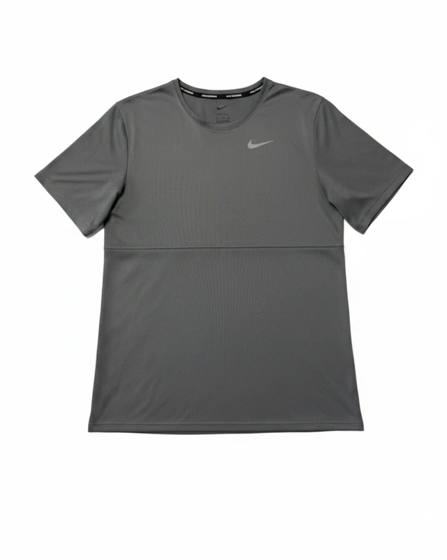 Nike Grey Dri-FIT Running Sports T-Shirt