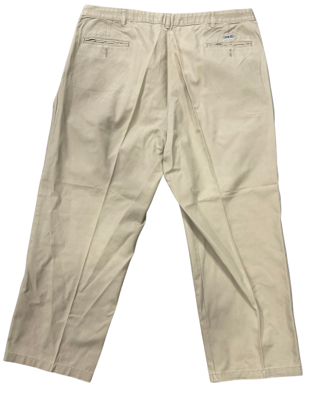 Ralph Lauren Beige Pleated Chino Pants
