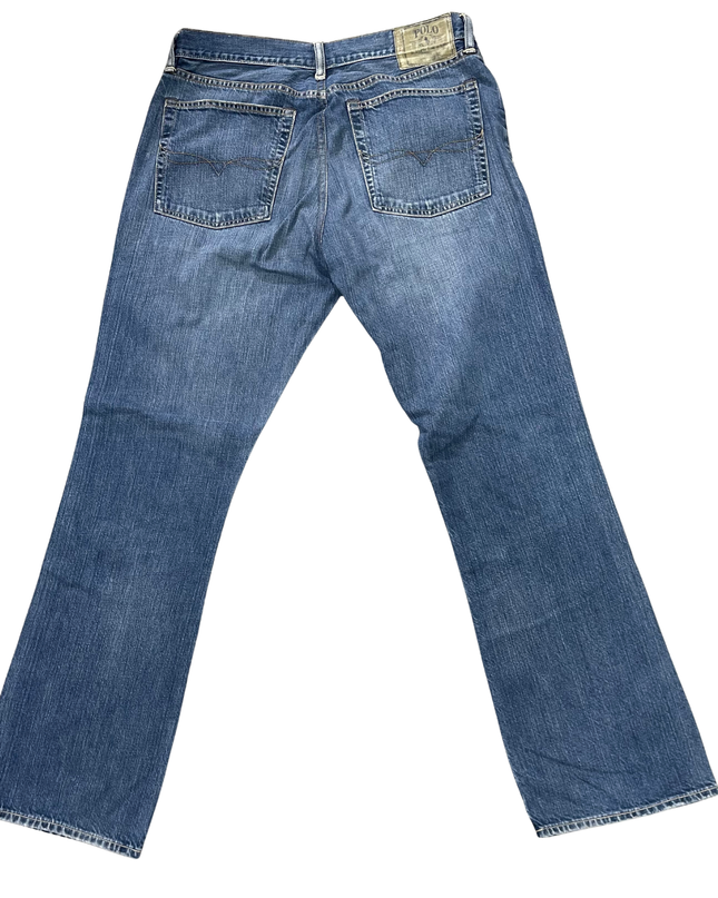 Polo Ralph Lauren Blue Faded Straight Leg Jeans