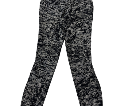 Lululemon Grey/Black Abstract Patterned High-Rise Leggings