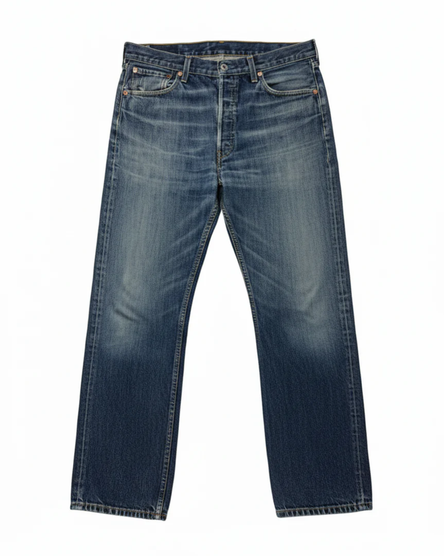 Levi's 501 Original Fit Blue Straight Leg Jeans