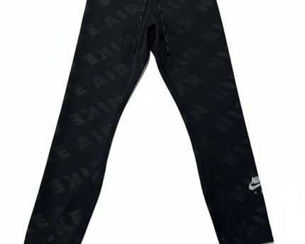 Nike Black Nike Air Logo Pattern Stirrup Leggings