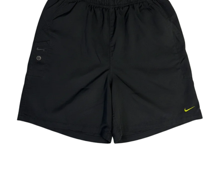 Nike Black Performance Training Shorts with Neon Accents