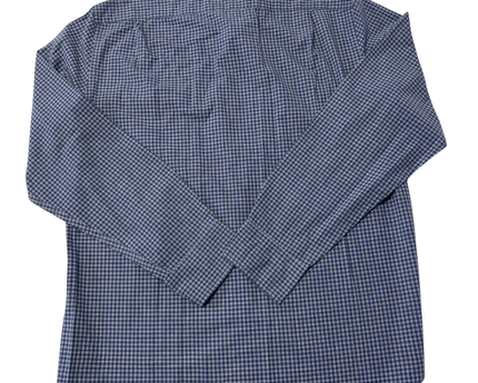 J.Crew Blue Gingham Heathered Cotton Button-Down Shirt