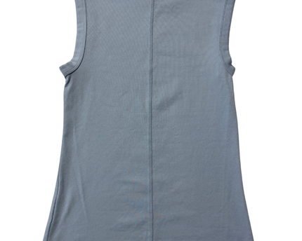 Calvin Klein Blue Ribbed Logo Tank Top