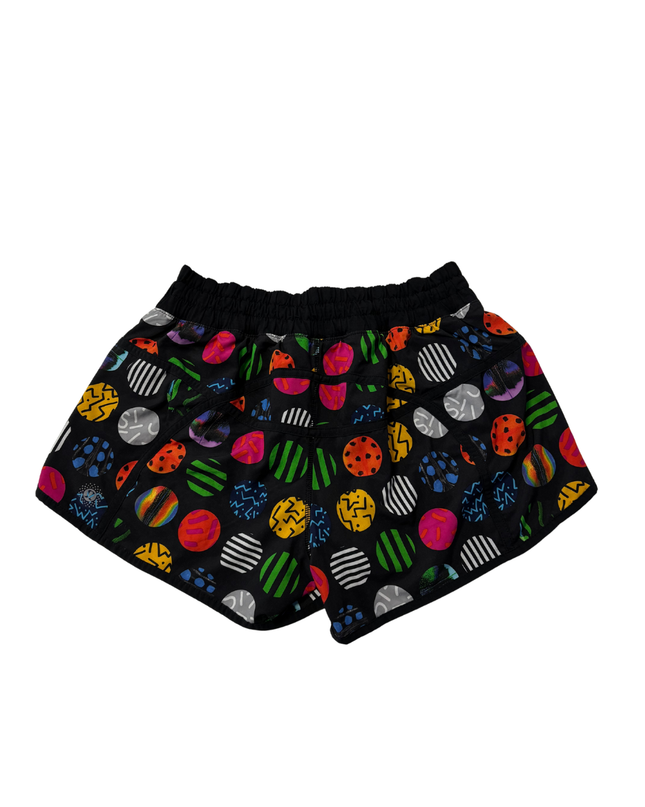 Lululemon Multicolor Geometric Patterned Sports Shorts