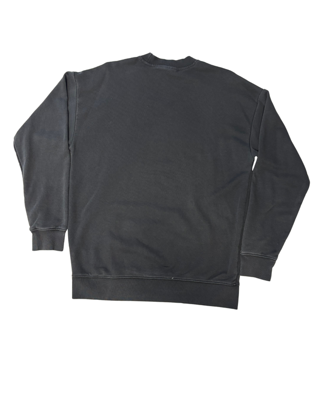 Adidas Originals Black Essential Trefoil Crewneck Sweatshirt