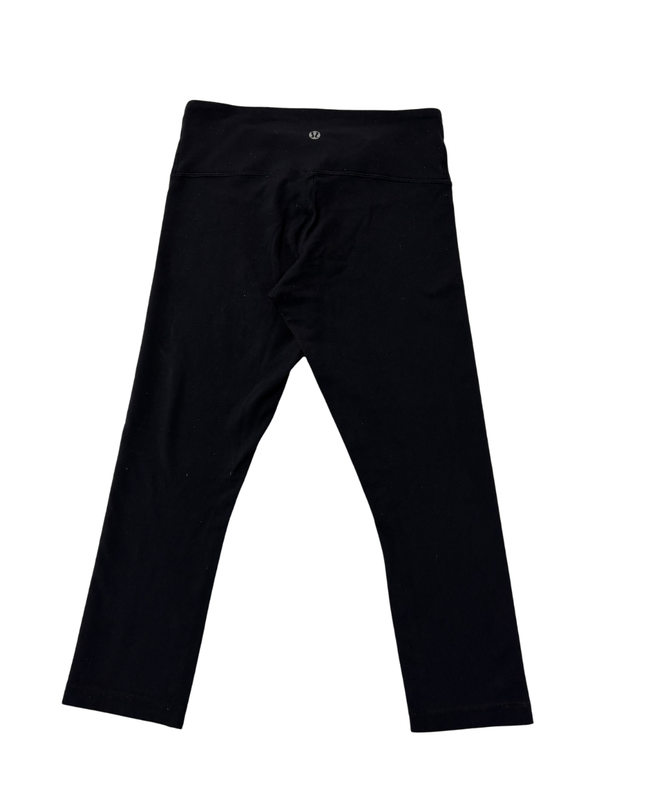 Lululemon Classic Black Cropped Athletic Leggings