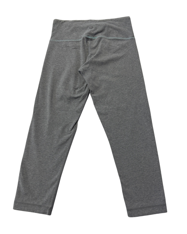 Lululemon Gray Heathered Cropped Leggings