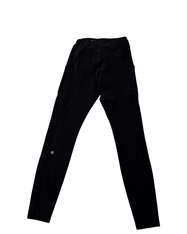 Lululemon Black High-Rise Performance Leggings with Pockets