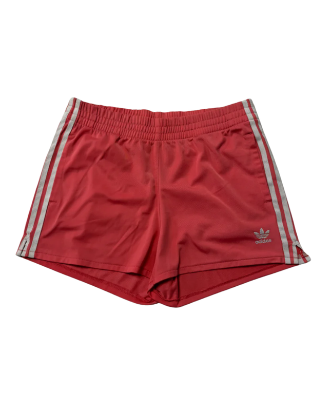Adidas Pink 3-Stripe Athletic Shorts