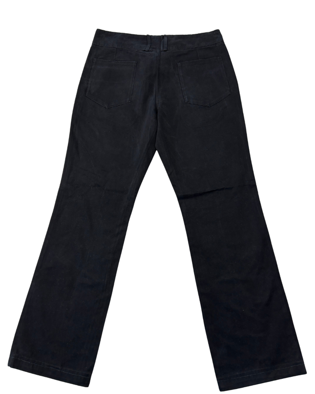 Calvin Klein Collection Men's Black Cotton Tailored Pants