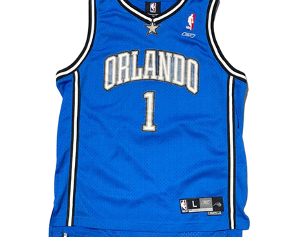 Reebok Blue Orlando Magic Tracy McGrady NBA Jersey
