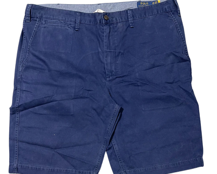 Polo Ralph Lauren Navy Blue Classic Fit Cotton Shorts