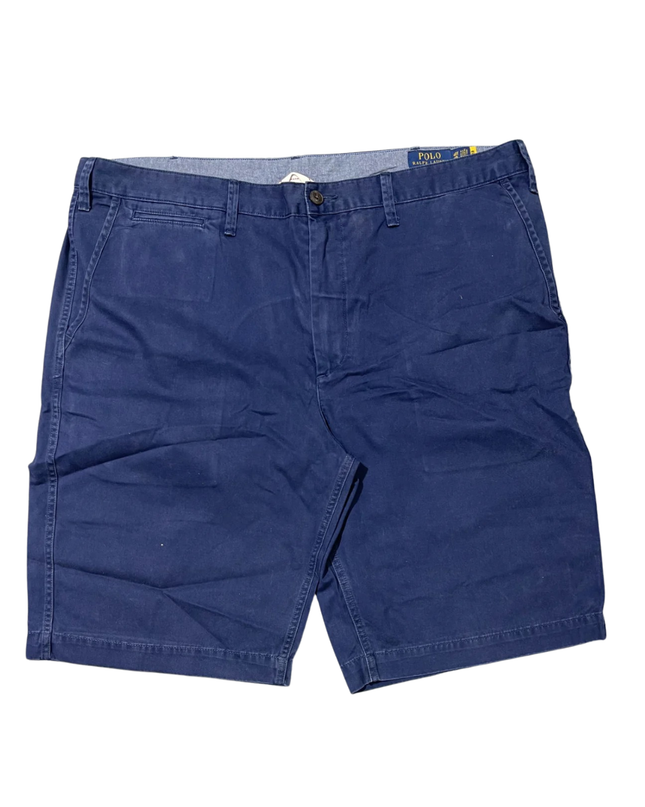 Polo Ralph Lauren Navy Blue Classic Fit Cotton Shorts
