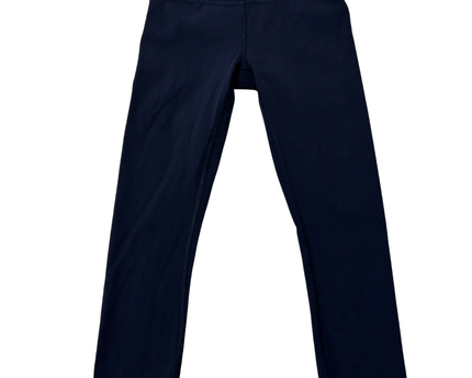 Lululemon Navy Blue High-Rise Cropped Performance Leggings
