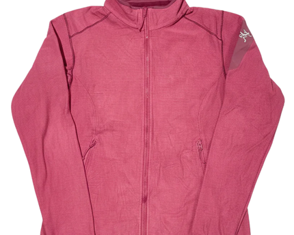 ARCTERYX Pink Delta LT Grid Fleece Full-Zip Jacket