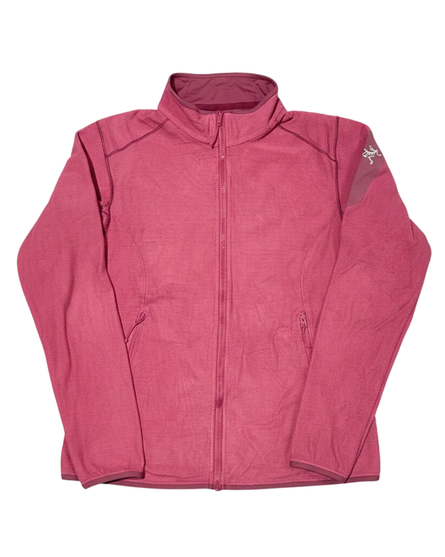 ARCTERYX Pink Delta LT Grid Fleece Full-Zip Jacket