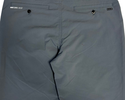 Hurley Grey Nike Dri-Fit Technical Shorts