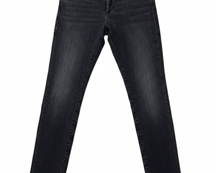 True Religion Dark Gray Halle Mid Rise Super Skinny Jeans