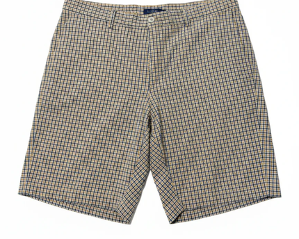 Gagliardi Multicolor Check Cotton Tailored Shorts